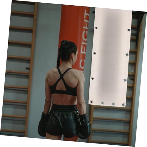 DOITOOL Wall-Mounted Boxing Triplet Bag 110x40cm Fitness Sandbag Empty Punching Bag for Boxing Training and Home Gym Workout
