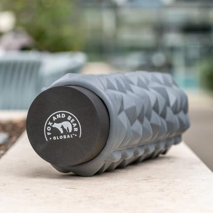 Foam Roller 13″ -Compact Massage Roller for Hands, Feet & Legs, Deep Tissue Relief, Travel-Friendly, Small EVA Muscle Roller (Black) - color: Black