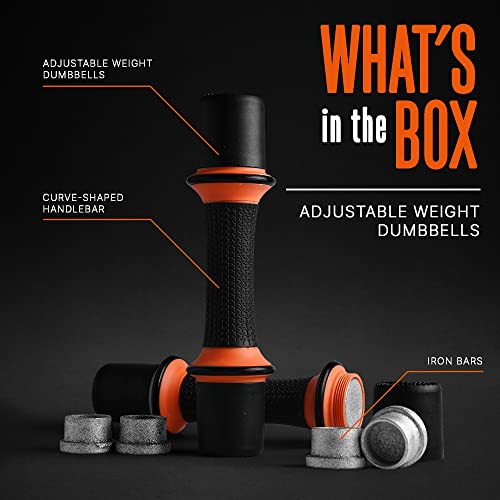 Squatz Adjustable Dumbbell Set 70-140LB Adjustable Dumbbells For Home Gym, Anti-Slip Handle With Heavy‑Duty Plates, Exercise Fitness Dumbbells For Home Gym Strength & Weight Training - size: 7 lbs Adjustable
