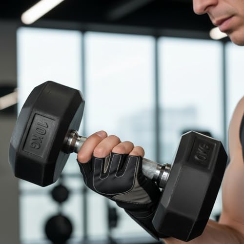 2026 Upgraded Workout Gloves with Wrist Wrap Support Full Palm Protection and Extra Grip for Exercise, Gym, Weightlifting