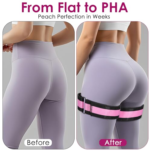 Resistance Bands Set, Adjustable Ankle Exercise Bands with Cuffs Home Gym Workout Fitness Equipment with Carry Bag for Women Leg Booty Butt Lift Kickbacks Hip Training Working Out Yoga