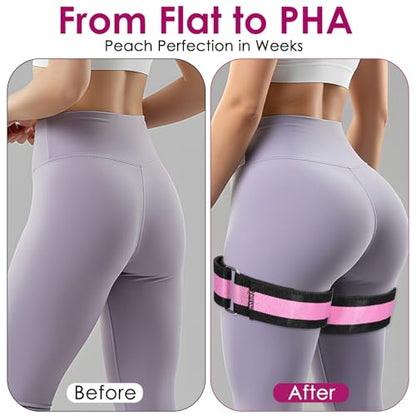 Resistance Bands Set, Adjustable Ankle Exercise Bands with Cuffs Home Gym Workout Fitness Equipment with Carry Bag for Women Leg Booty Butt Lift Kickbacks Hip Training Working Out Yoga
