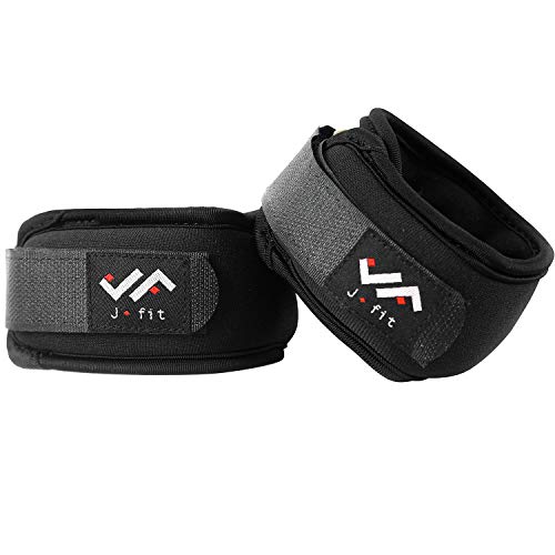 JFIT Wrist Weight Pair – Set of 2, Wrist Straps for Fitness, Walking, Workout – Multiple Size and Weight Options – Comfortable, Breathable, Moisture Absorbent Weight Straps for Men and Women - size: 1 lb, style: 1 LB Pair - Small/Medium Adjustable