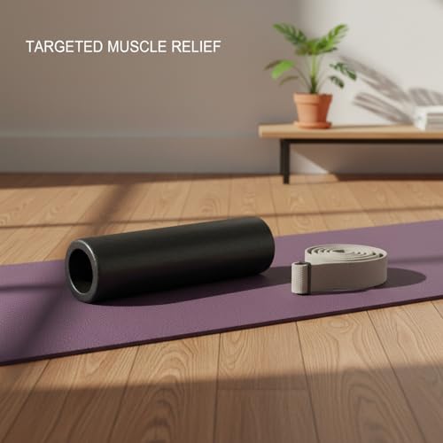 EPP Foam Roller, High-Density Firm Support for Yoga and Stretching, Compact 11.8 x 5.9 Inch Design (1 PC)