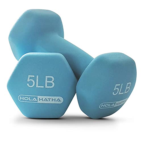 Neoprene Dumbbell Weights Set w/Rack, Home Gym Equipment - Portable Weighted Exercise Dumbbells for Fitness, Training, and Lifting Workouts
