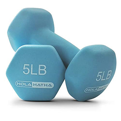 Neoprene Dumbbell Weights Set w/Rack, Home Gym Equipment - Portable Weighted Exercise Dumbbells for Fitness, Training, and Lifting Workouts