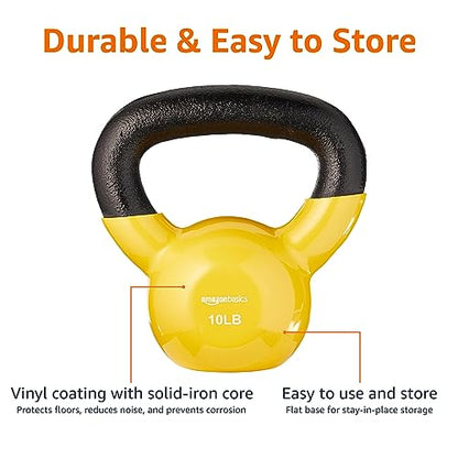 Amazon Basics Vinyl Kettlebell