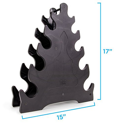 Dumbbell Rack for Small Weights - Weight rack for dumbbell Hand Weights for Gym, Home Workout and Strengh Training - Holds 7 Pounds or Less, 5 Tier