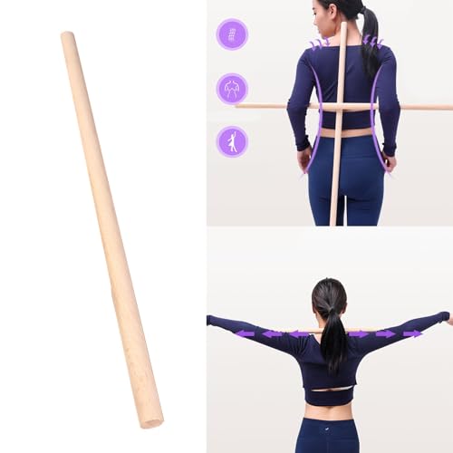 Wood Training Stick Correct Postures Exercise Postures Corrector Open Shoulder Back Straightener Flexibility Enhancer
