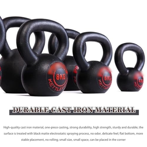Kettlebell Weights Professional Fitness Competitive Kettle Bells, Men's Abdominal Muscle Training Dumbbell, Gym Sports Equipment, Squat/Push(4kg)