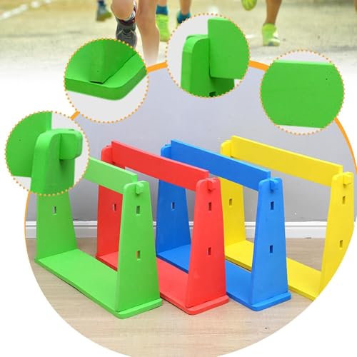 Adjustable Hurdle Set for Agility Training, Speed and Strength in Athletic Activities