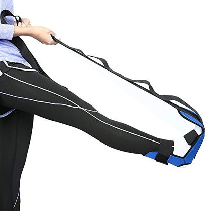 Professional Stretching Belt for Yoga Pilates, Rehabilitation Strap for Leg Training, Multi Ring Buckle Design with Super Long Stretch Belt, for Athletes Dancers Physiother