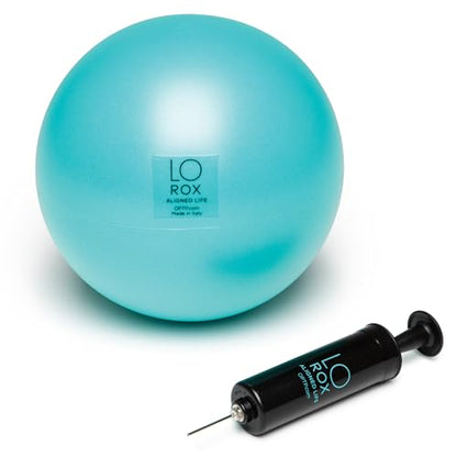 OPTP Lo Rox Body Sphere with Pump - Inflatable Small Pilates Ball with Pump for Exercise, Massage, and Core Workouts — from Lauren Roxburgh