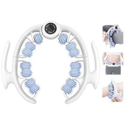 KESHWELL Cellulite Massage Roller,Muscle Massage Roller, Cellulite Remove Massager,Manual Massage Stick with Detachable Rollers for Leg,Neck,Back, Arm,Thigh.Blue