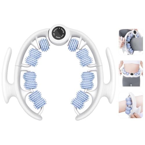 KESHWELL Cellulite Massage Roller,Muscle Massage Roller, Cellulite Remove Massager,Manual Massage Stick with Detachable Rollers for Leg,Neck,Back, Arm,Thigh.Blue