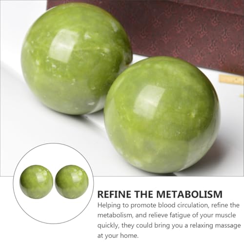 DOITOOL Massage Roller Balls 2pcs Firm Muscle Roller Ball Fitness Tool for Hand and Foot Massage Trigger Point Therapy Myofascial Release Random Color