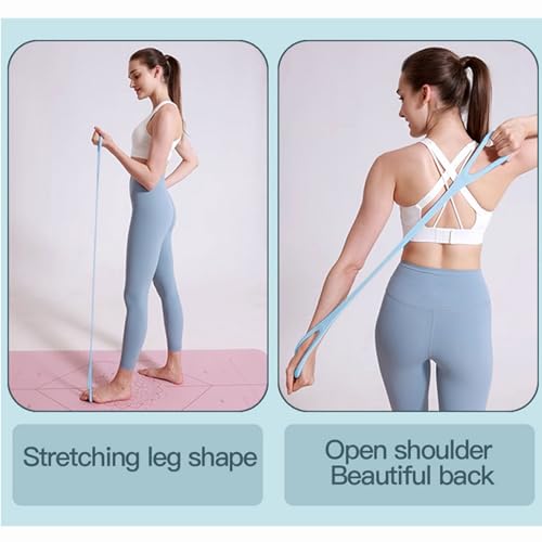 Resistance Bands with Handles,Figure 8 Resistance Band Elastic Fitness Bands Exercise Band for Home Yoga Gym Workout