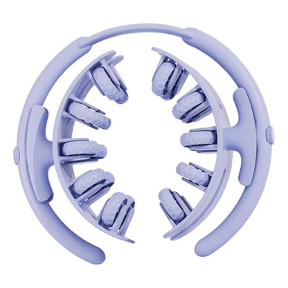 Leg Massage Tool with 20 Wheels Detachable Smooth Rolling 11x10.2x3.2inch Lightweight Multipurpose Adjustable, Blue
