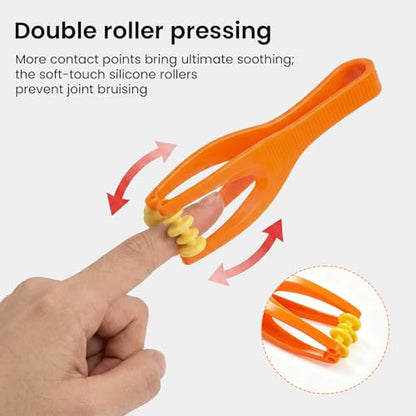 Finger Massager Roller for Arthritis-3 Pcs Hand Massager Roller for Arthritis and Carpal Tunnel,3 Pcs Acupressure Ring for Hands, Palm & Wrist & Thumb Massager