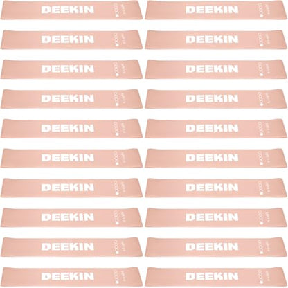 20 Pcs Resistance Bands Resistance Loop Exercise Bands Exercise Equipment Elastic Drag Ring for Women and Men Home Fitness, Gym, Yoga - color: Light Pink, style: 15-20 Lbs