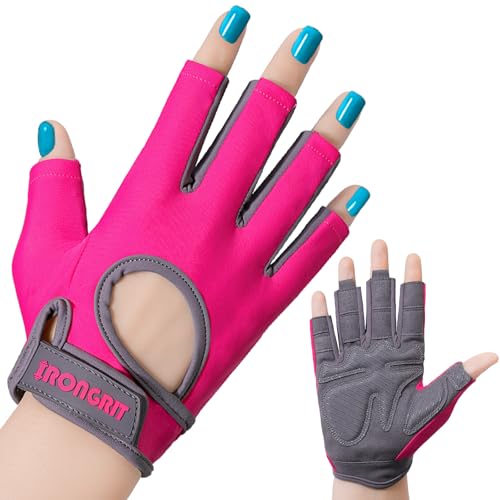 Breathable Workout Gloves for Women, Thick Padded Weight Lifting Gloves, Full Palm Protection & Extra Grip for Women Gym, Rowing, Fitness Training and Hanging - size: Small
