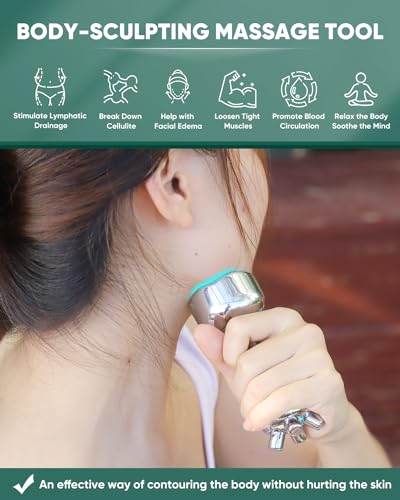 Fascia Massage Tool, Stainless Steel Myofascial Release & Gua Sha Scraping Facial Massager, Deep Tissue Cellulite Massager, Maderoterapia Kit Colombiana for Lymphatic Drainage - size: 2in1 Cup