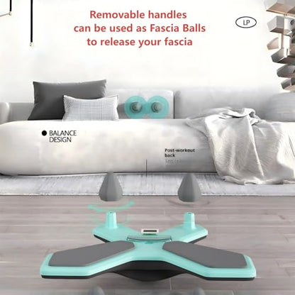 Workout Balance Board with Maze Game Core Trainer with Pleasure Wholesale 360° Tilt & Twist Plank Board with Multi-Functional Handles Phone Holder Plus Elbow Pad