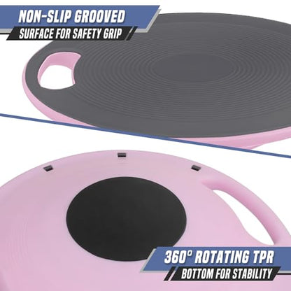 Wobble Balance Board with 15.5" No-Skid Surface for Core Trainer Physical Therapy, Home Office Exercise Balance Board for Woman & Man