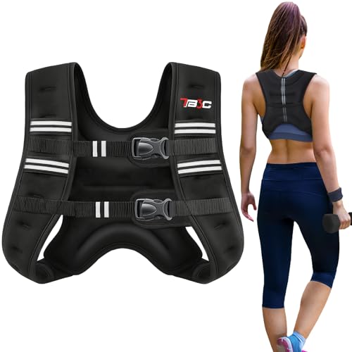 Weighted Vest Woman, 6/8/12/16/20/25/30 LB Weight Vest for Women, Plus Size Womens Weighted Vest - color: Black, size: 12 lb