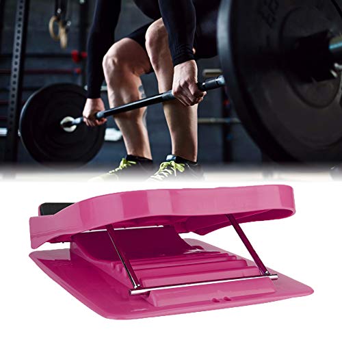 Calf Stretcher, Household Folding Foot Calf Stretcher, Leg Fitness Slant Pedal Board, Achilles Stretcher, Foot and Calf Stretcher, Calf Stretcher Slant Board - color: Pink