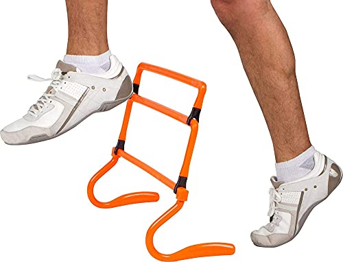 4-Pack Agility Speed Training Adjustable Hurdle Set, 4 Heights, Mini Ultra Durable Football Hurdles ladders