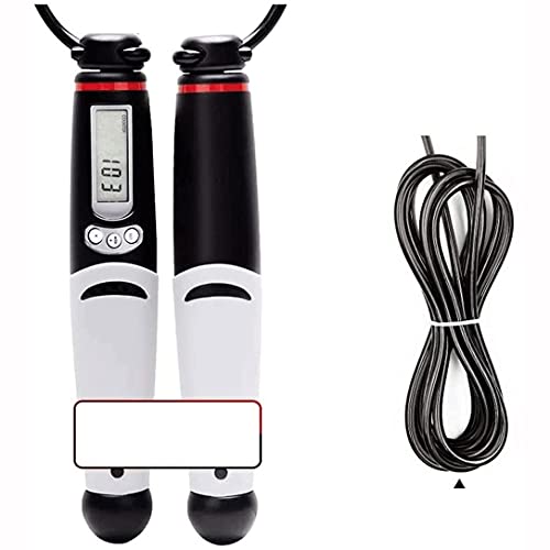 Jump Rope, Speed Digital Counting Skipping Rope with Calorie Counter and, Adjustable Length-Jumping Rope for Fat Burning Exercises