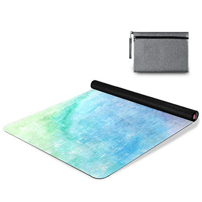 Qilmy Fantasy Mandala Pattern Yoga Mat, Non-Slip Texture Pro Yoga Mat Eco Friendly Exercise & Workout Mat for Yoga, Pilates and Floor Exercises