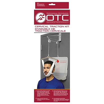 OTC Cervical Traction Kit, Neck Pain Relief, Vertebrae Disk Herniation, Complete Over Door Setup