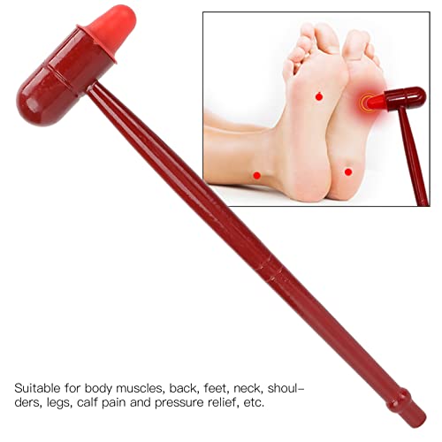 ZJchao Massage Hammer Massage Hammer, Massage Hammer Knock Massage Meridians Back Knock Massager Manual Back Massagers for Body Muscles Back Feet Neck Shoulder Legs Massage Tool Handheld