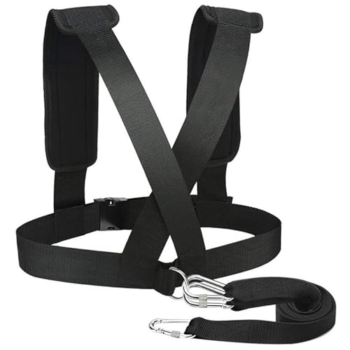 Weight Sled, Nylon Sled Harness Tire Pulling Harness Speed Training Equipment Pull Strap for Sprint Running and Football, Basketball, Soccer Workout Equipment