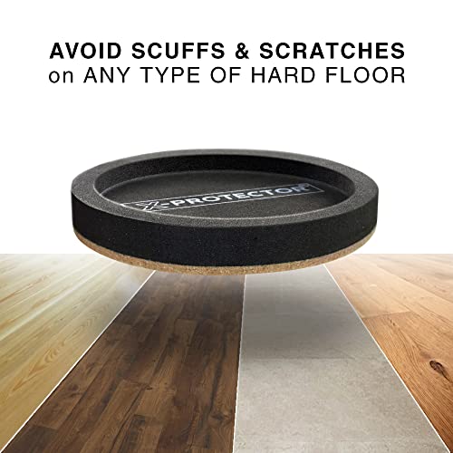 Felt Furniture Sliders for Hardwood Floors X-PROTECTOR 4 PCS 4 3/4” - Furniture Slider with Unique Design - Heavy-Duty Furniture Movers for Hard Surfaces - Felt Sliders - Move Your Furniture Easily! - size: 4 PCS 4 3/4 inch (NEW)