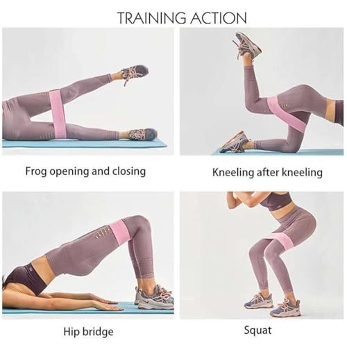 Booty Bands for Women - Non-Slip Workout Bands with 3 Styles - Stretch with Carry Bag for Women Men, Suitable for Home, or Gym Training Equipment