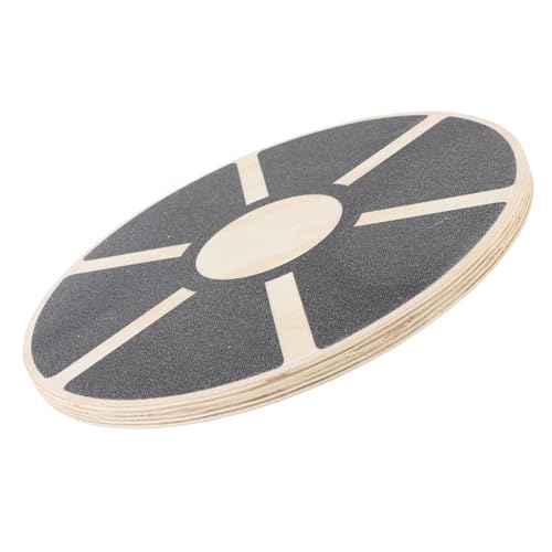Wooden Balance Board, Anti Slip Exercise Balance Stability Trainer with Textured Surface for Core Training, Mobility Training, Home Gym