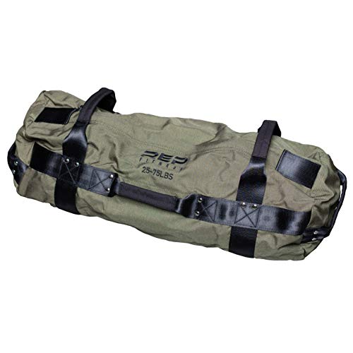 REP Fitness Sandbags - Heavy Duty Workout Sandbags for Training, Cross-Training Workouts, Fitness, Exercise and Military Conditioning - Multiple Sizes and Colors - color: Medium-ArmyGreen