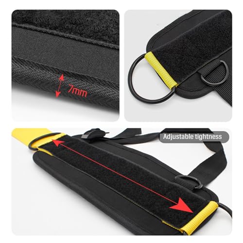 Ankle Straps, Padded Ankle Straps Comfortable Workout Ankle Belt Adjustable Ankle Cuffs Cable Machine Attachment Gym Equipment, Black