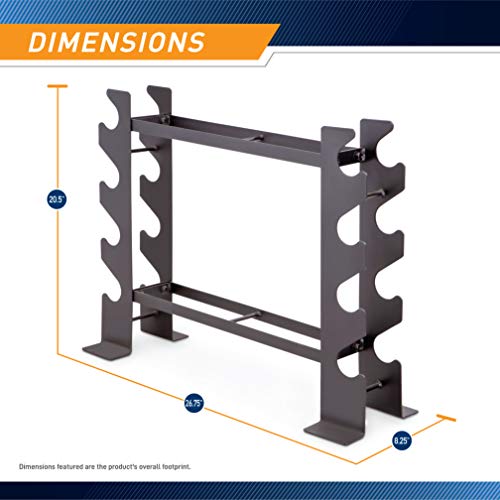 Marcy Weight Storage Organizer Racks for Dumbbells, Kettlebells, Weight Plates