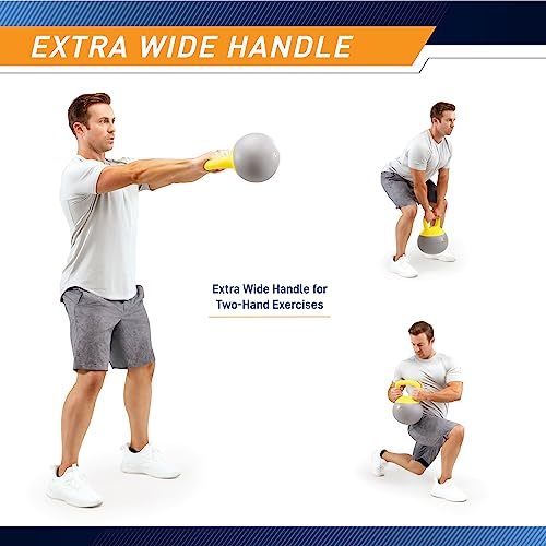 PROIRON Soft Kettlebell 8lb, 16lb, 24lb, 32lb Kettlebells with Iron Sand, Non-Slip Handle, Kettle Weights for Fitness, Exercise, Workout, Home Gym, Strength Training, Bodybuilding Weightlifting