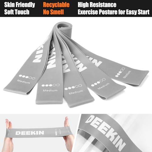 20 Pcs Resistance Bands Bulk Loop Resistance Exercise Bands for Working Out Stretch Yoga Starter Set Elastic Exercise Fitness Band Equipment for Home Fitness, Gym, Yoga