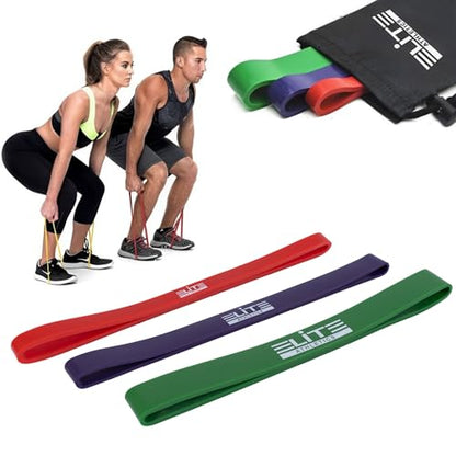 Heavy Thick Resiance Bands Set of 3, Monster Short Bands, Deadlift Band, Glute Activation, Booty Exercise, Hip Band and Dynamic Warm