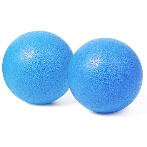 2-Pack Firm Lacrosse Massage Balls (Light Blue) - color: Light Blue