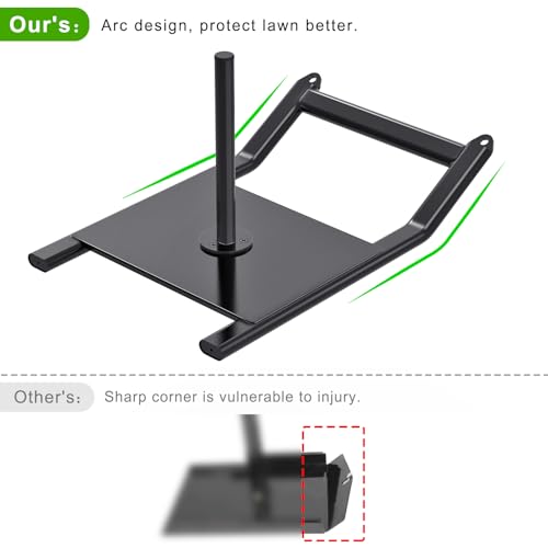 SELEWARE Weight Sled Workout Sled Fitness Strength Training Sled Speed Training Sled for Athletic Exercise and Speed Improvement Suitable for 1" and 2" Weight Plates