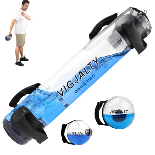 3-in-1 Aqua Training Bundle | 6.5Inch Ball, 8Inch Ball & Aqua Bag | Complete Instability Training System for Home Gym, Full Body Workout & All Fitness Levels