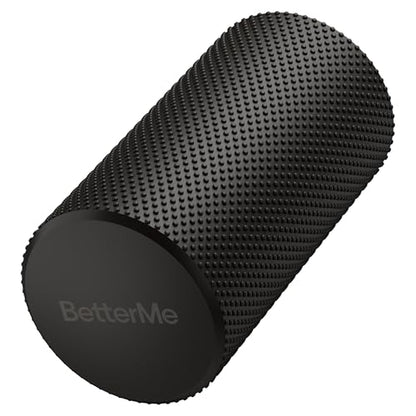 BetterMe Foam Roller for Muscle Recovery – High Density Exercise Roller for Back &Legs – Deep Tissue Massage Roller for Tension, Relief & Stretching (Black)