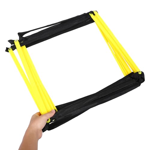 Totority Foldable Agility Ladder for Football and Soccer Training Multifunctional Speed Ladder with Sturdy Rungs for Agility and Footwork Drills in Sports Fitness